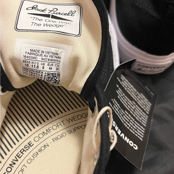 New Classic Black Canvas Sneakers jack purcell 164056C - Picture 5 of 14